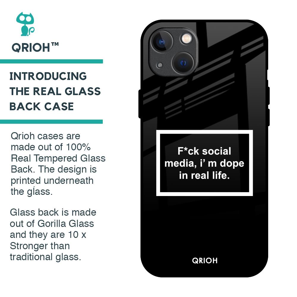 Dope In Life Glass Case for iPhone 13