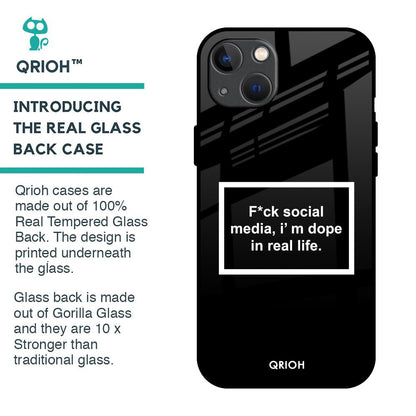 Dope In Life Glass Case for iPhone 13