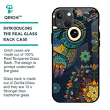 Owl Art Glass Case for iPhone 13