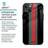 Vertical Stripes Glass Case for iPhone 13