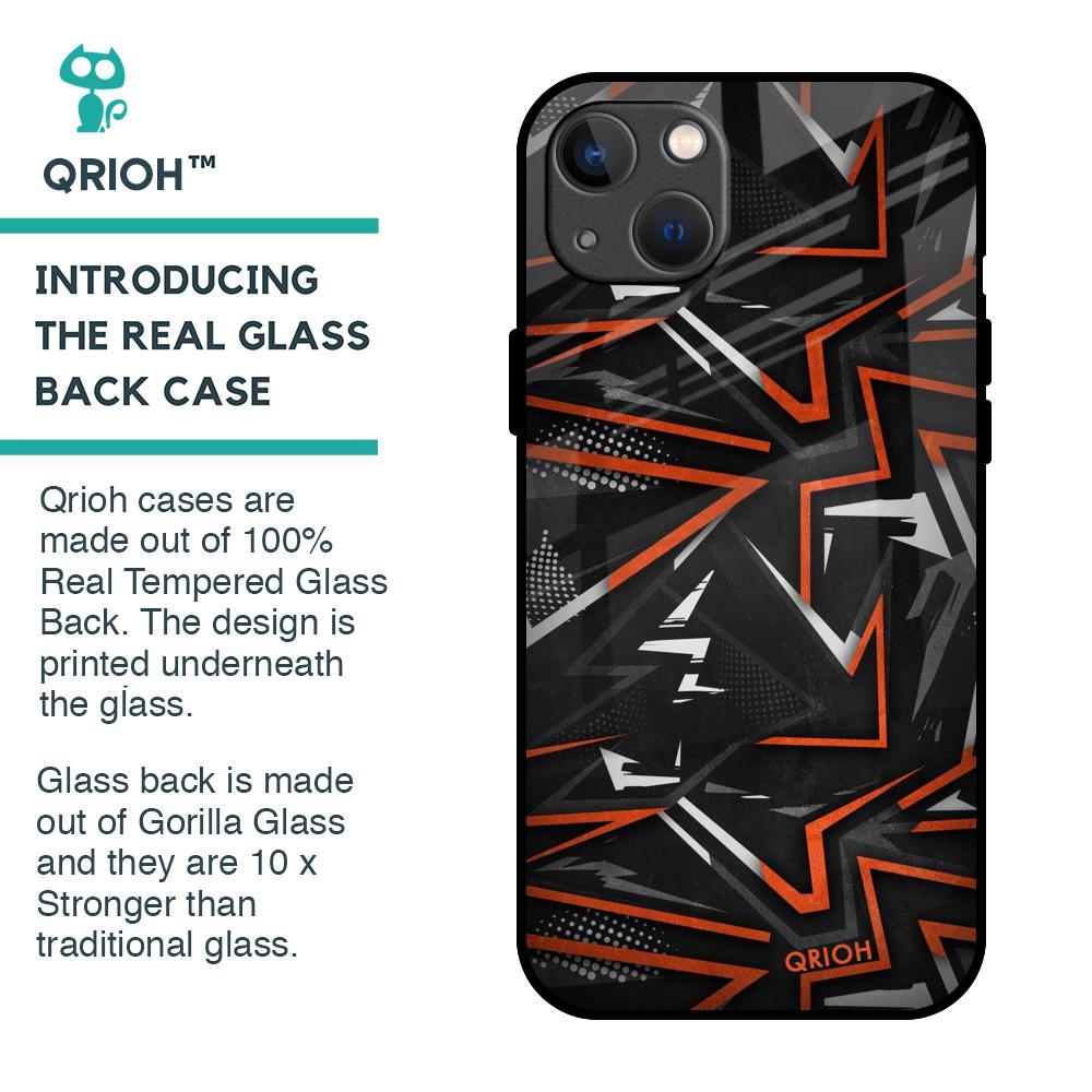 Vector Art Glass Case for iPhone 13