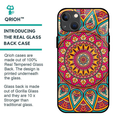 Elegant Mandala Glass Case for iPhone 13