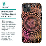 Floral Mandala Glass Case for iPhone 13