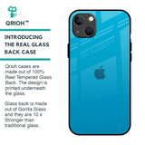 Blue Aqua Glass Case for iPhone 13