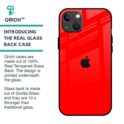Blood Red Glass Case for iPhone 13