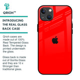 Blood Red Glass Case for iPhone 13
