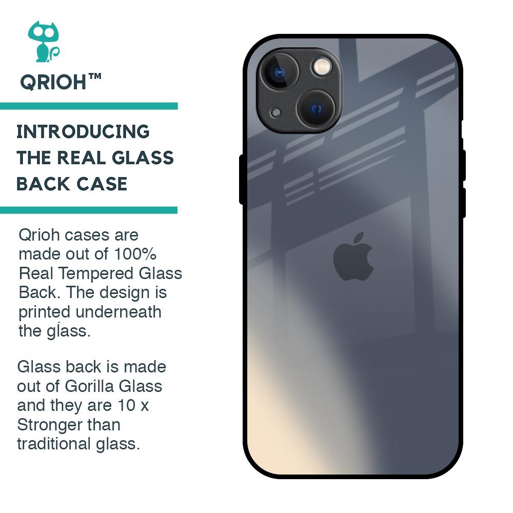 Metallic Gradient Glass Case for iPhone 13