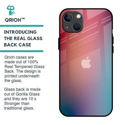 Dusty Multi Gradient Glass Case for iPhone 13