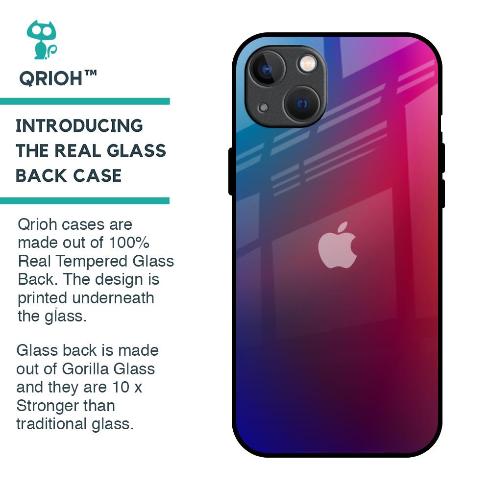 Magical Color Shade Glass Case for iPhone 13
