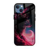 Moon Wolf Apple iPhone 13 Glass Cases & Covers Online