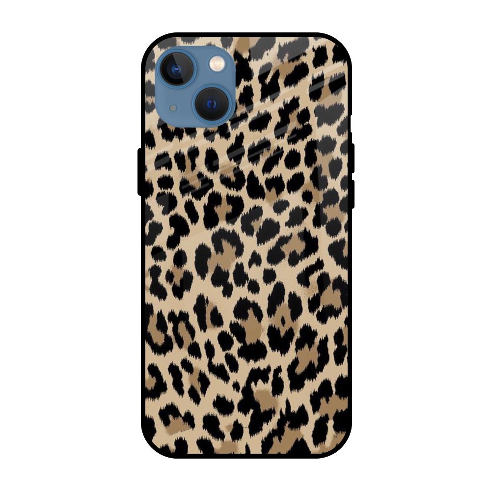 Leopard Seamless iPhone 13 Glass Cases & Covers Online