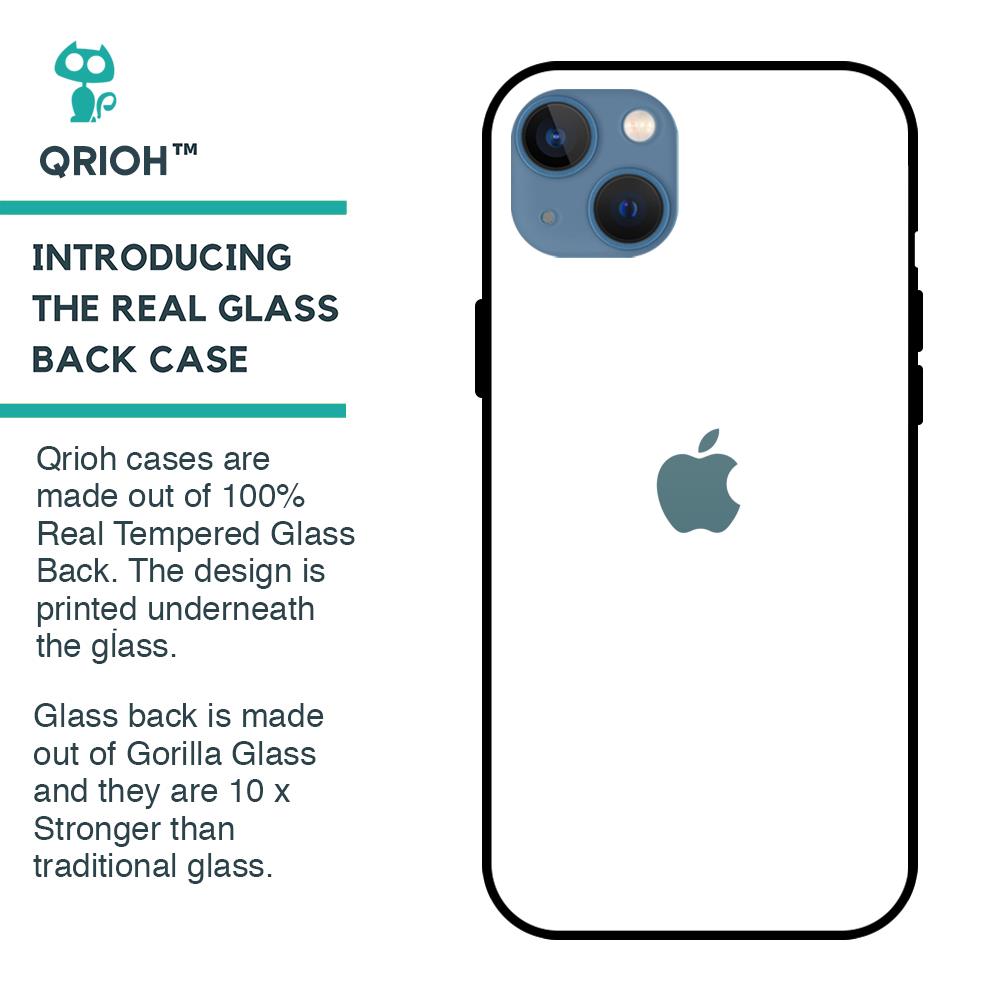 Arctic White Glass Case for iPhone 13