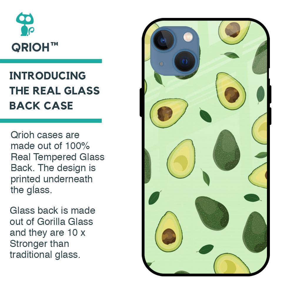Avocado Green Glass Case For iPhone 13