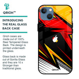 Race Jersey Pattern Glass Case For iPhone 13