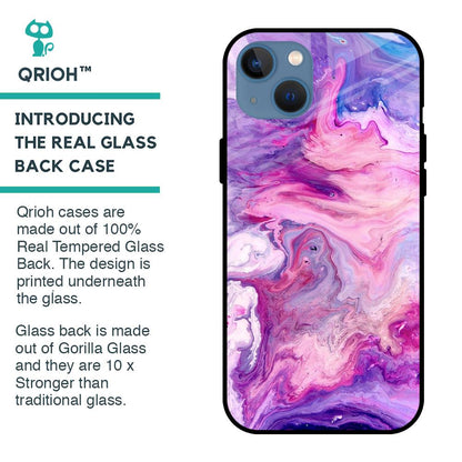 Cosmic Galaxy Glass Case for iPhone 13