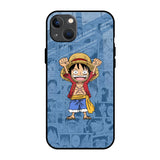 Chubby Anime iPhone 13 mini Glass Back Cover Online