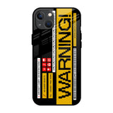 Aircraft Warning iPhone 13 mini Glass Back Cover Online