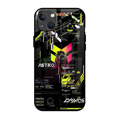 Astro Glitch iPhone 13 mini Glass Back Cover Online