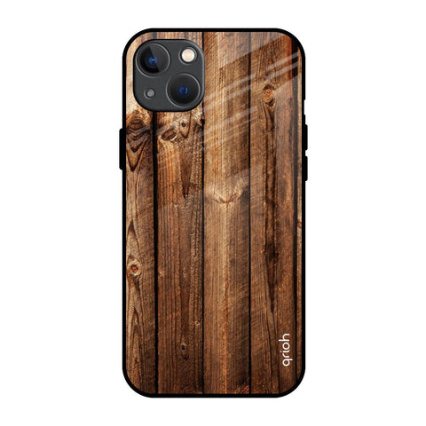 Timber Printed iPhone 13 mini Glass Back Cover Online