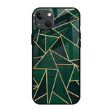 Abstract Green iPhone 13 mini Glass Back Cover Online