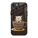 Tea With Kitty iPhone 13 mini Glass Back Cover Online