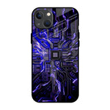 Techno Color Pattern iPhone 13 mini Glass Back Cover Online