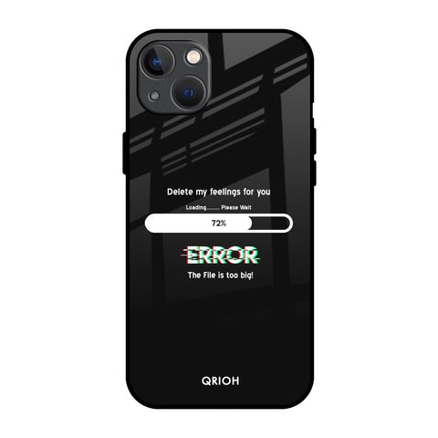 Error iPhone 13 mini Glass Back Cover Online