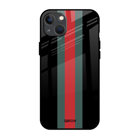 Vertical Stripes iPhone 13 mini Glass Back Cover Online