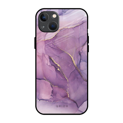 Purple Gold Marble iPhone 13 mini Glass Back Cover Online