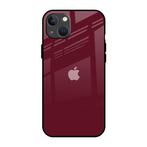 Classic Burgundy iPhone 13 mini Glass Back Cover Online