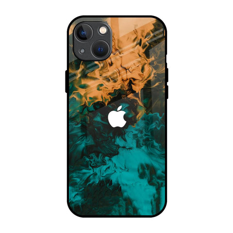 Watercolor Wave iPhone 13 mini Glass Back Cover Online