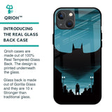 Cyan Bat Glass Case for iPhone 13 mini