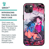 Radha Krishna Art Glass Case for iPhone 13 mini