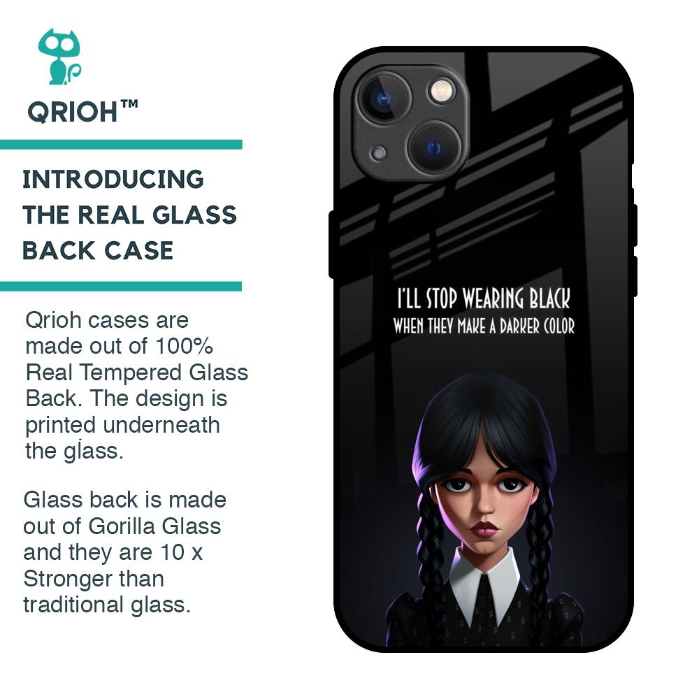Aesthetic Digital Art Glass Case for iPhone 13 mini