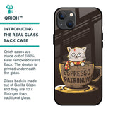 Tea With Kitty Glass Case For iPhone 13 mini