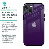 Dark Purple Glass Case for iPhone 13 mini