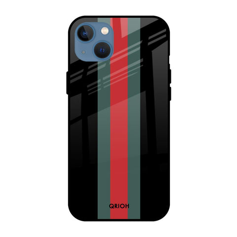 Vertical Stripes Apple iPhone 13 Mini Glass Cases & Covers Online