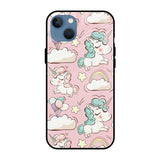 Balloon Unicorn iPhone 13 mini Glass Cases & Covers Online