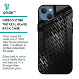 Dark Abstract Pattern Glass Case For iPhone 13 mini