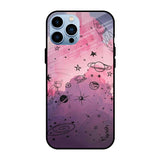 Space Doodles iPhone 13 Pro Glass Back Cover Online