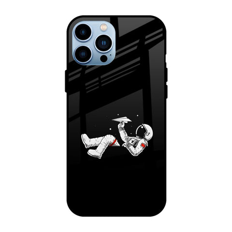 Space Traveller iPhone 13 Pro Glass Back Cover Online