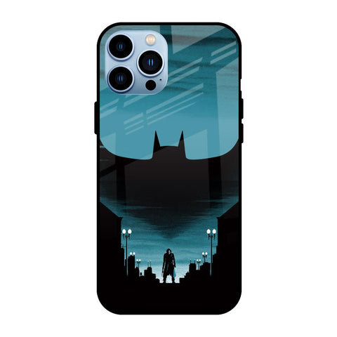 Cyan Bat iPhone 13 Pro Glass Back Cover Online