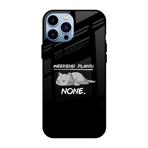 Weekend Plans iPhone 13 Pro Glass Back Cover Online
