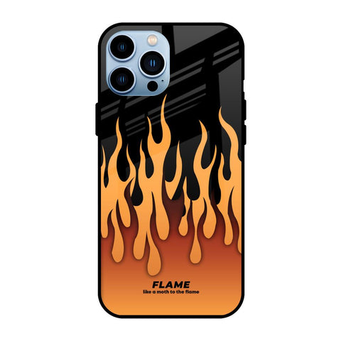 Fire Flame iPhone 13 Pro Glass Back Cover Online
