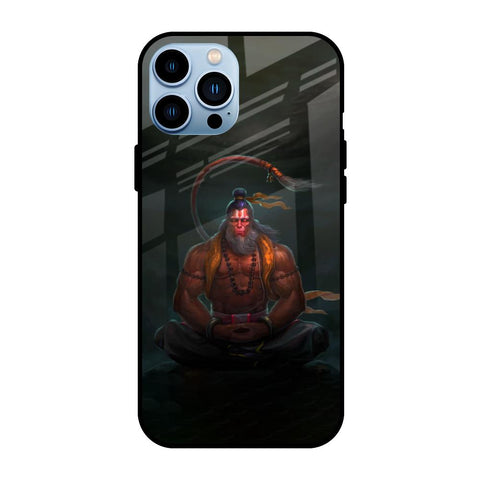 Lord Hanuman Animated iPhone 13 Pro Glass Back Cover Online
