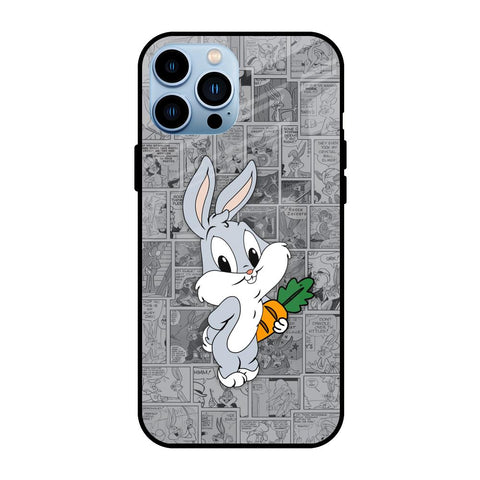 Cute Baby Bunny iPhone 13 Pro Glass Back Cover Online