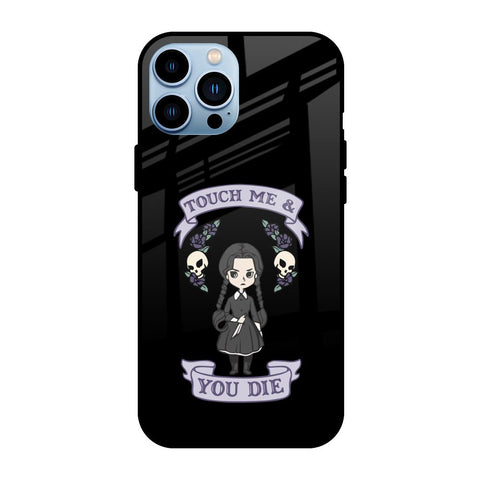Touch Me & You Die iPhone 13 Pro Glass Back Cover Online