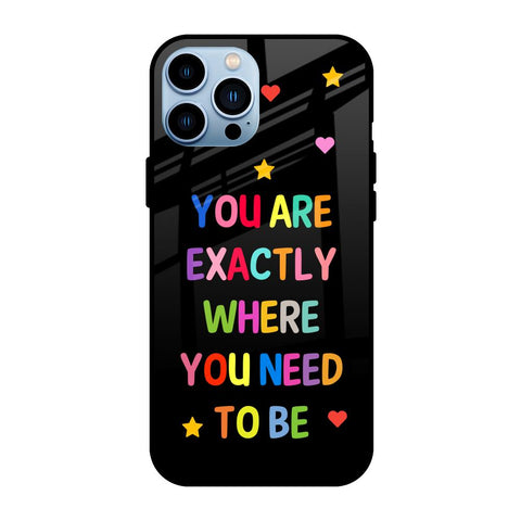 Magical Words iPhone 13 Pro Glass Back Cover Online