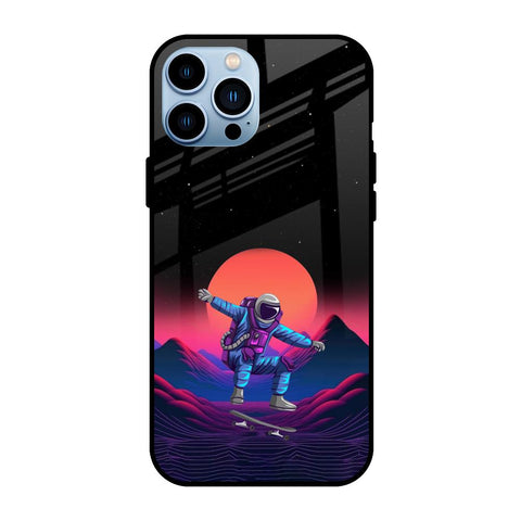 Retro Astronaut iPhone 13 Pro Glass Back Cover Online