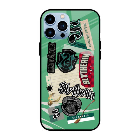 Slytherin iPhone 13 Pro Glass Back Cover Online